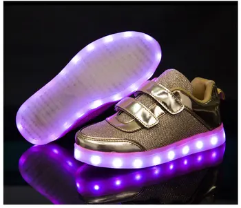 

Led Shoes for kids Children Glowing Sneakers Luminous Tennis Shoes for boys girls USB Charging LED light Fashion shoes