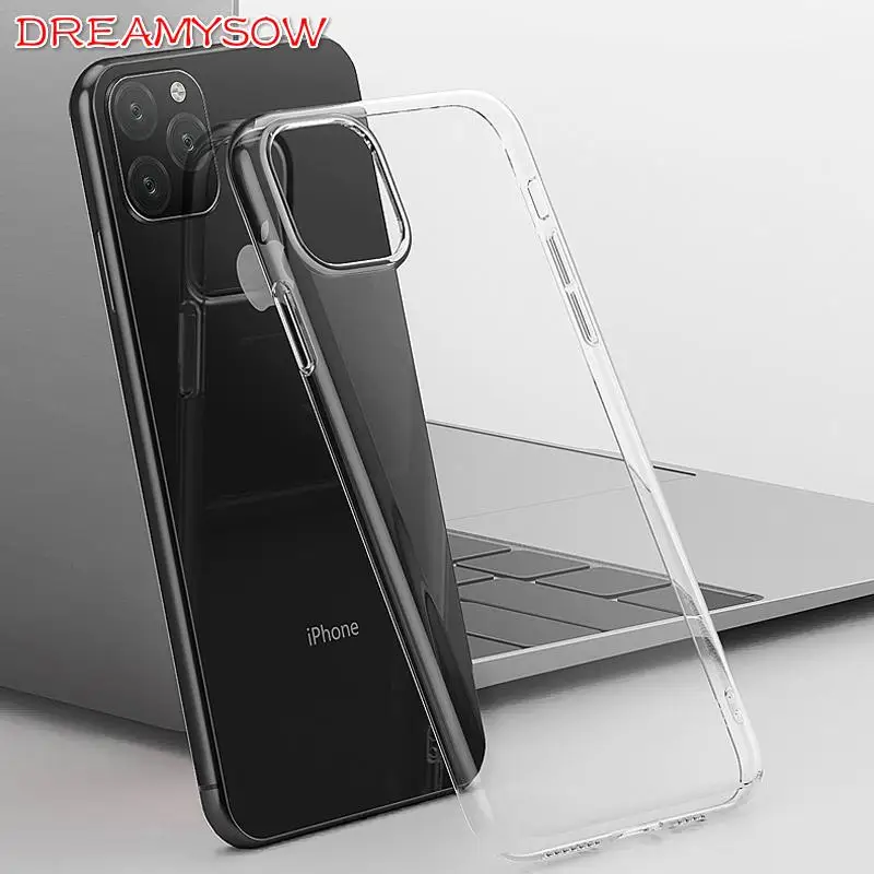 

For iPhone 11 PRO MAX Case Soft TPU Silicone Case For iPhone 7 8 6S Plus XS Max XR X SE 5S 4S Clear Protection Phone Cover Capa