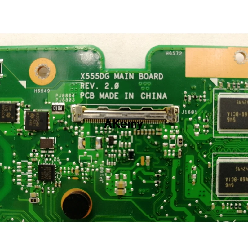 X555YI материнская плата подходит для For Asus A555DG X555QG X555DG Материнская ноутбука E1 7010 R5