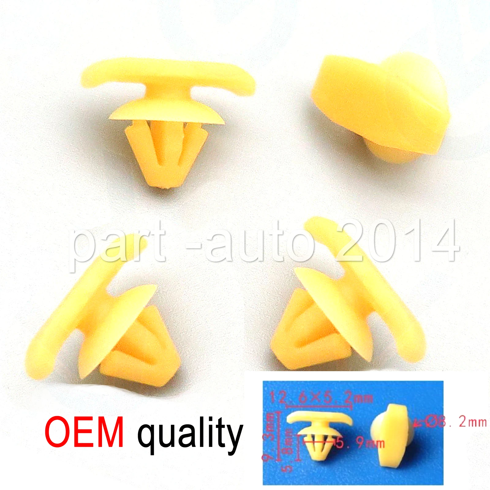 

100x OEM for Volkswagen Polo VI Scirocco III 1Z0837732A Rubber Weatherstrip Door Seal Clips