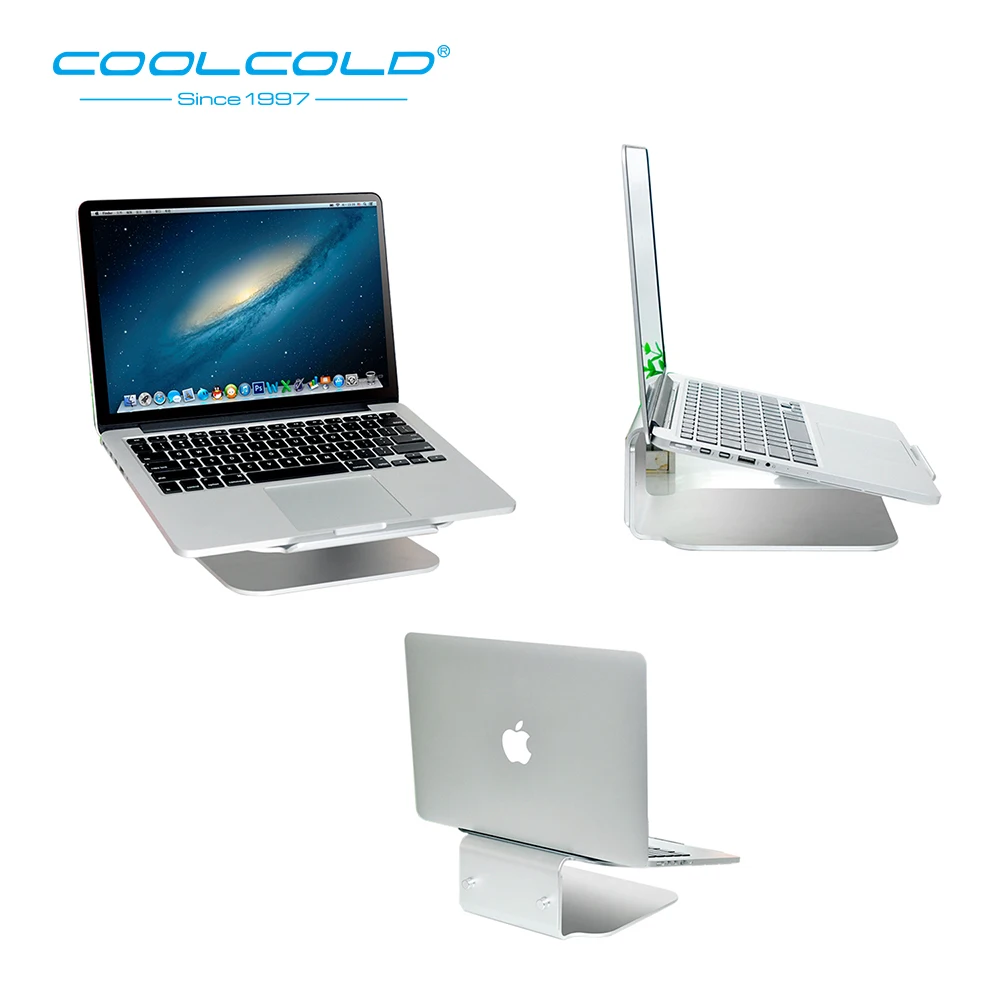 Portátil de Alumínio Suporte de Refrigeração Suporte para 12 Portátil Laptop Macbook Pro Samsung Notebook Cooler 15.6 ar - Imagem 6