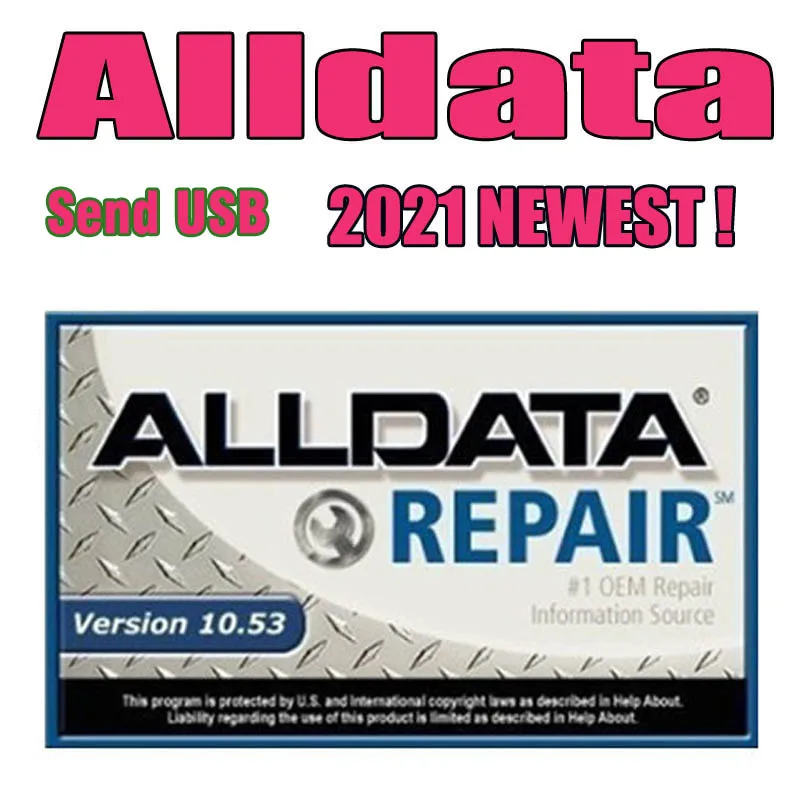 Новинка 2021 программное обеспечение для ремонта автомобилей Alldata 10 53 в всех данных