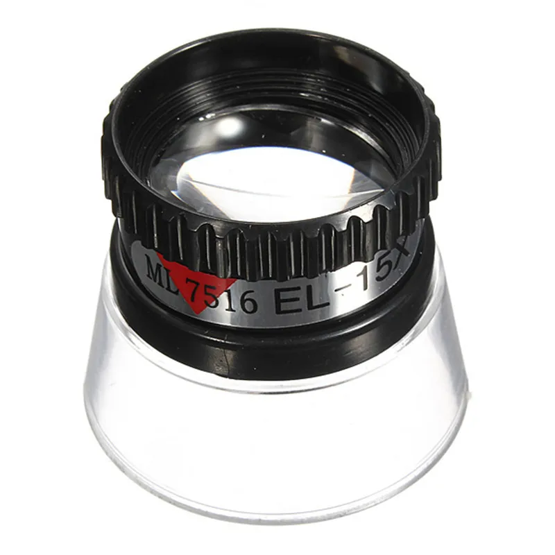 

15X Portable Mini Jeweler Watch Magnifier Tool Monocular Magnifying Glass Loupe Lens Eye Magnifier Len Repair Kit Tools