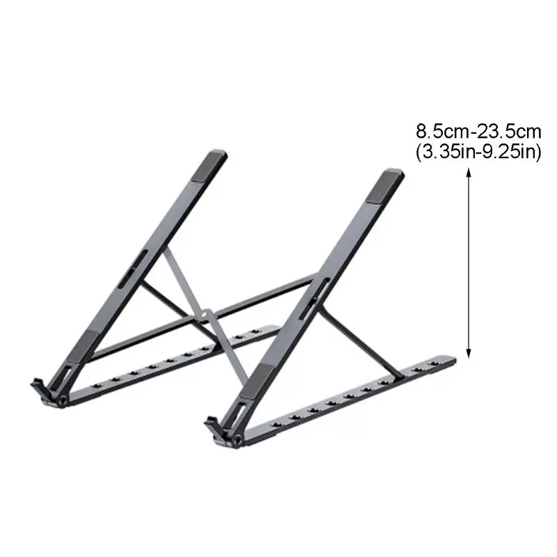 

Portable Laptop Stand Adjustable Foldable Aluminum Desktop Notebook Holder Stand R2JB