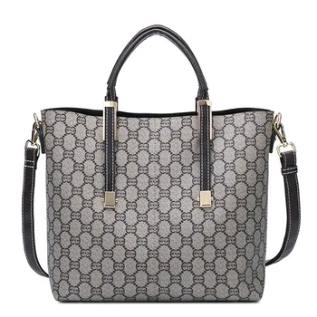 

High Big Capacity Shoulder Bag Monogram Handle Vintage Handbags Casual Tote Flower Printing Crossbody Bags for Women