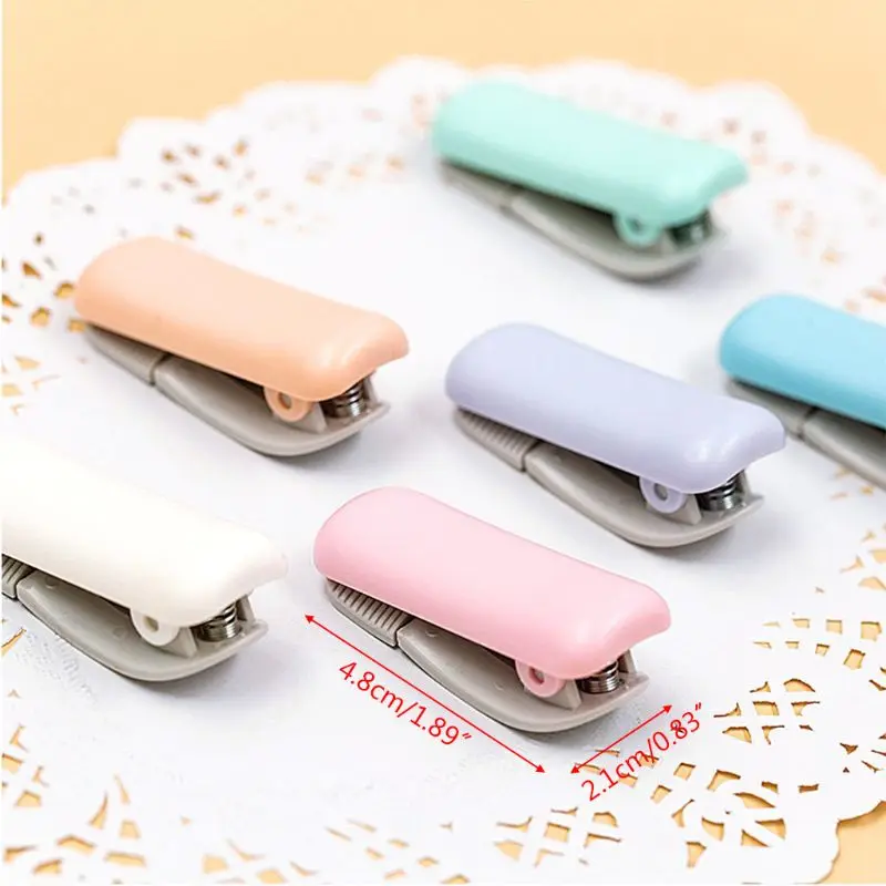 New Mini Adhesive Washi Paper Tape Dispenser Cutter Kawaii Portable School Supplie