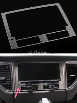 

1PC Stainless Central Navigation Decorate Frame Trim for Porsche Macan 2015-2016