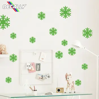 

4*14 Pcs Hot Wall Sticker Frozen Snow Flakes Vinyl Art Wall Quote Decal Sticker Removable Baby Rooms Bedroom House Decoration