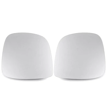 

2Pcs Left & Right Car Rearview Side Mirror Glass Antifog Heated Glass for A-udi Q7 2006 2007 2008 2009