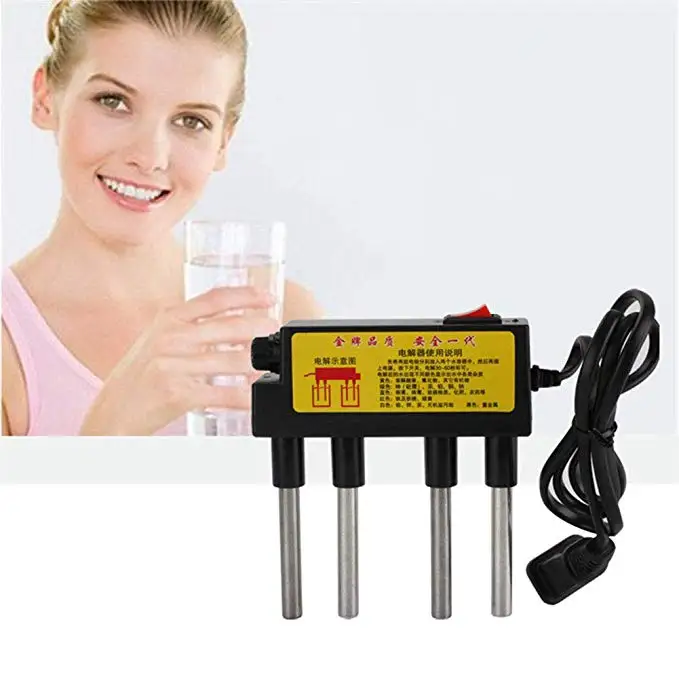 Electrolysis TDS Water Quality Electrolyzer Electrolysis Pen EUR Plug Iron Bars TDS Water Tester Electrolyzer Quick