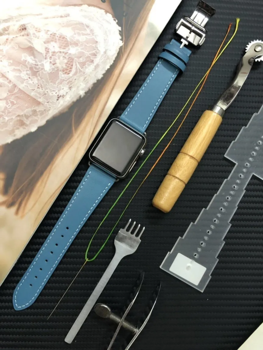 Кожаный ремешок для Apple Watch 4, 3, 2, 1, застежка-Пряжка, браслет для Iwatch 40 мм, 42 мм, 38 мм, 44 мм, ремень для одного тура