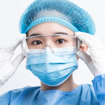 

Clear Transparent Safety Goggles Eyes Shield Protective Glasses Anti Infection Splash PI669