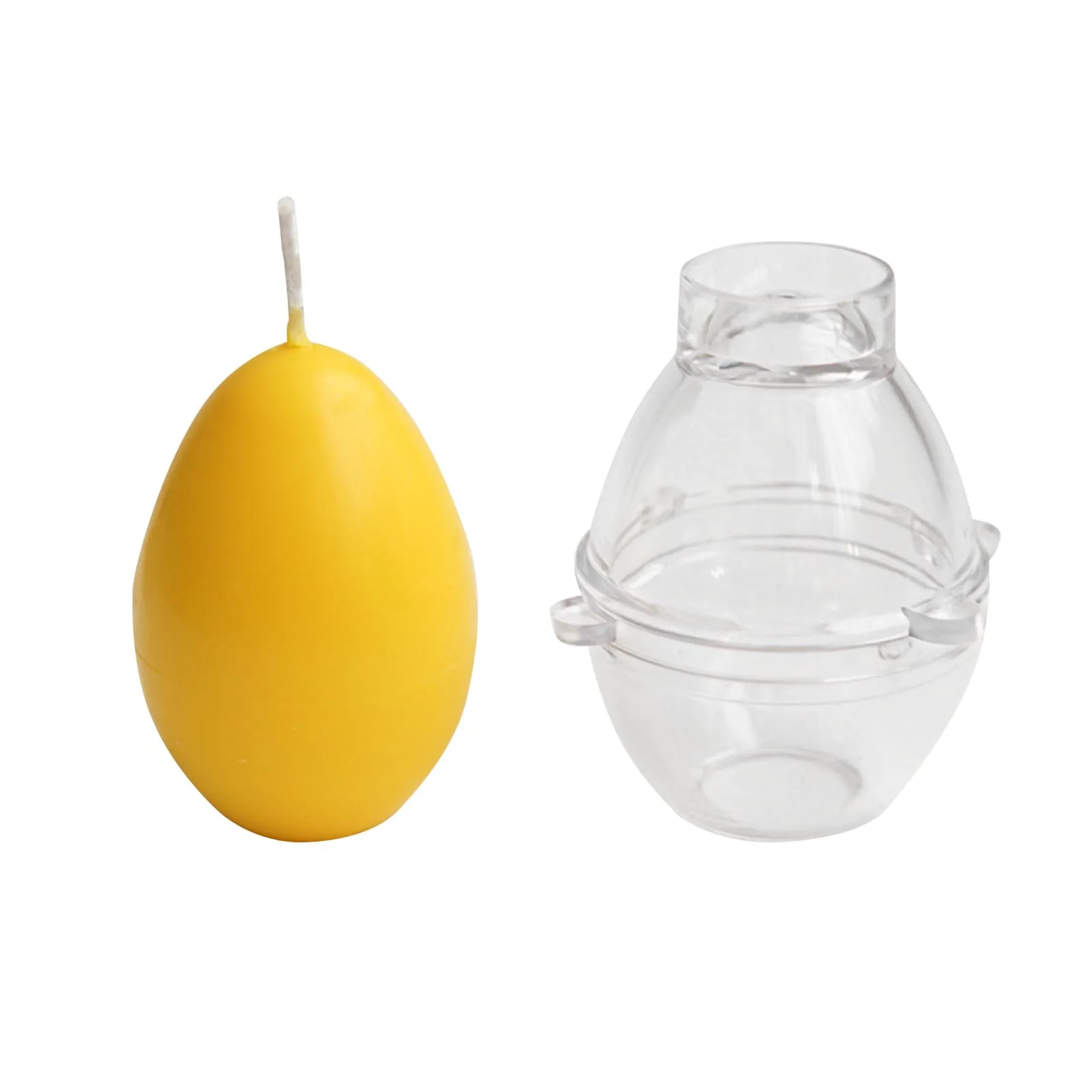Egg Shape Mold For Candles DIY Candle Making Reusable Craft Handmade Soap Mould For Wax Paraffin