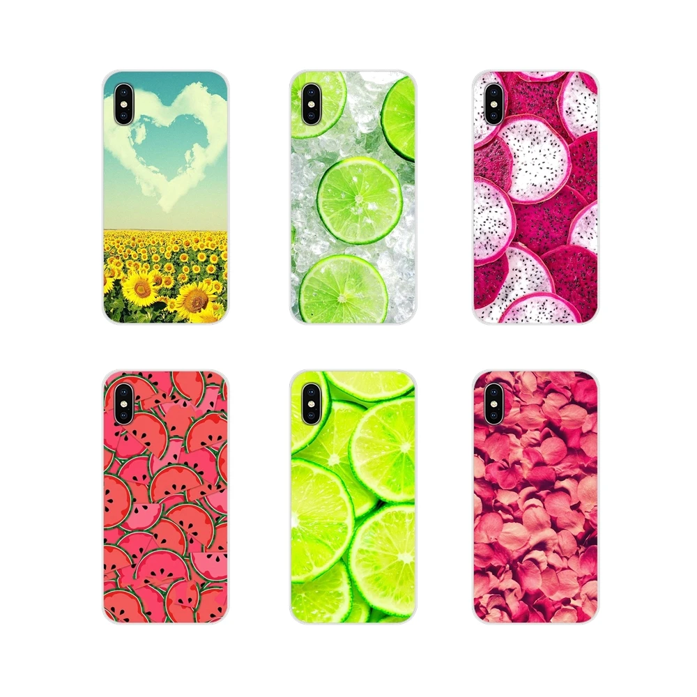 For Xiaomi Mi4 Mi5 Mi5S Mi6 Mi A1 A2 5X 6X 8 9 Lite SE Pro Max Mix 2 3 2S Flowers Daisy Plants Fruit Accessories Shell Covers | Мобильные