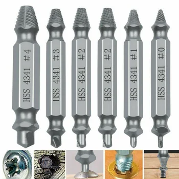 

Broken Screwdriver Remover High speed steel Equipment Tools 6pcs Speed