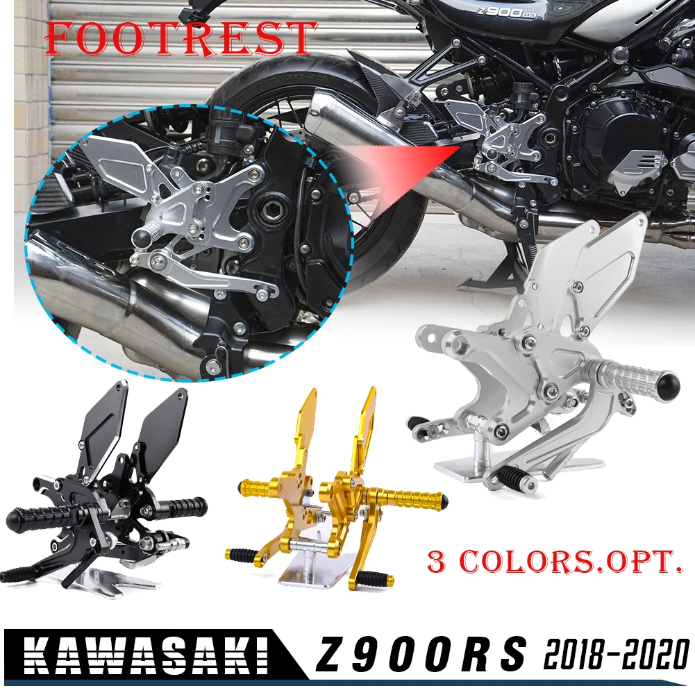 Мотоциклетные Алюминиевые Регулируемые подножки Z900RS для 2018 2019 2020 Kawasaki Z 900RS 900