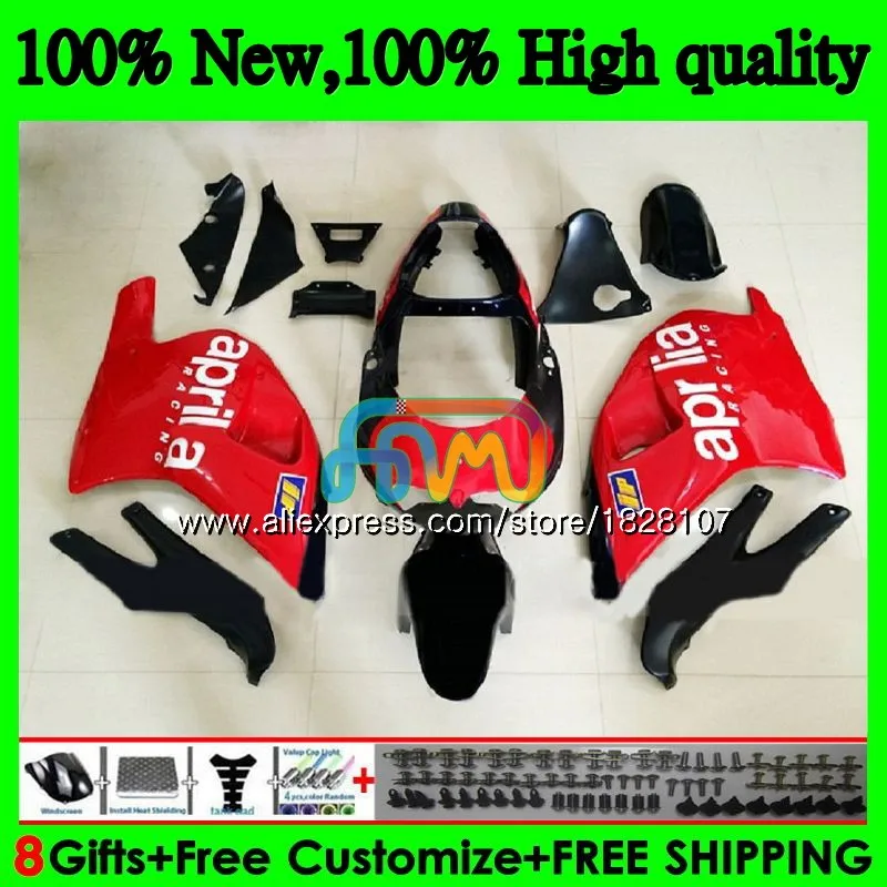 Средства ухода за кожей для Aprilia RS-250 RSV250 R RS250 95 96 97 81BS. 10 RSV250RR RS250R RS 250 РСВ 250 R RR глянцевый красный Лидер продаж 1995 1996 1997 обтекатель