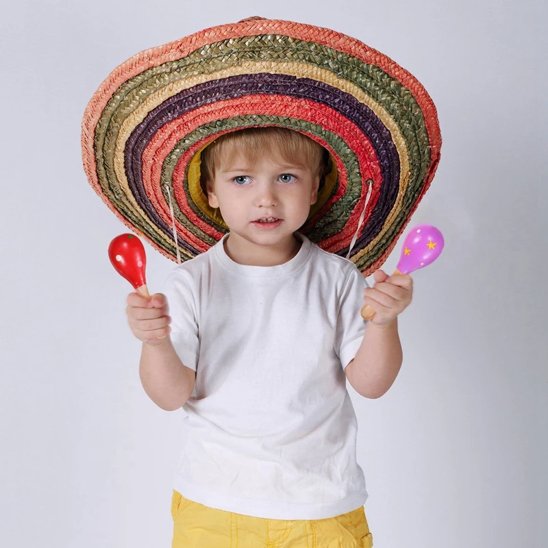 Топ!-12 шт. maracas For maraca вечерние деревянные maracas красочные мини maracas For Fiesta Favours Музыкальные инструменты Mara