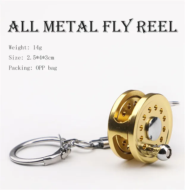 TAKEDO ST2 HOT SEAL Metal MINI Fishing Reel Keychain Car Keychain For Car  Accessories Fishing Reel Shape Keychain - AliExpress