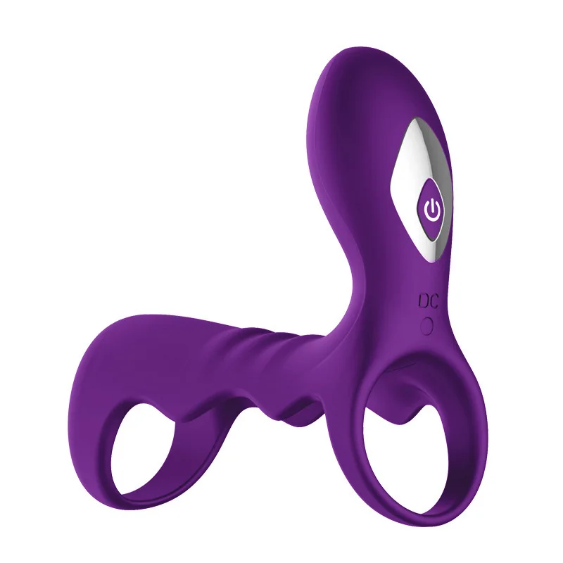 

Sixiangjia Play Fun Omysky Huben Character Vibration Lock Fine Delay Ring Couples Sexy Aid-Remote Control