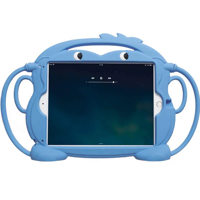 Силиконовый чехол для ipaD mini 1/2/3/4 7 9 безопасный детей противоударный моющийся