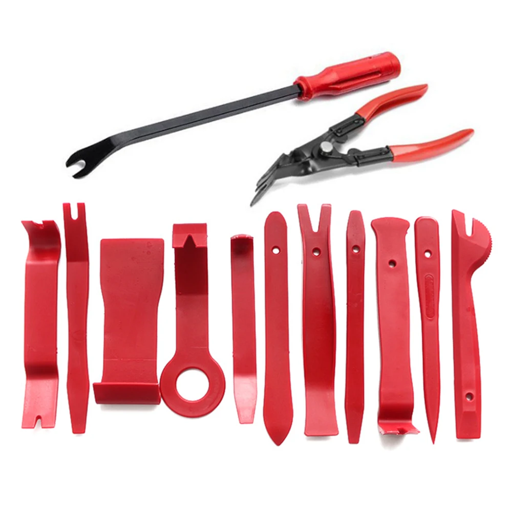 7/11/13pcs Car Audio Maintenance Kit Hand Tool Set Auto Trim Stereo