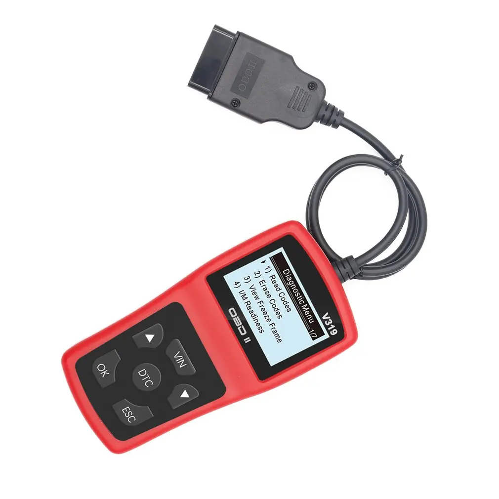 V319 считыватель кодов OBDII/EOBD Считывание/Чистка кода неисправностей OBD OBD2 V319 ELM327 автомобильный диагностический инструмент obd2 сканер VS ELM 327 V1.5