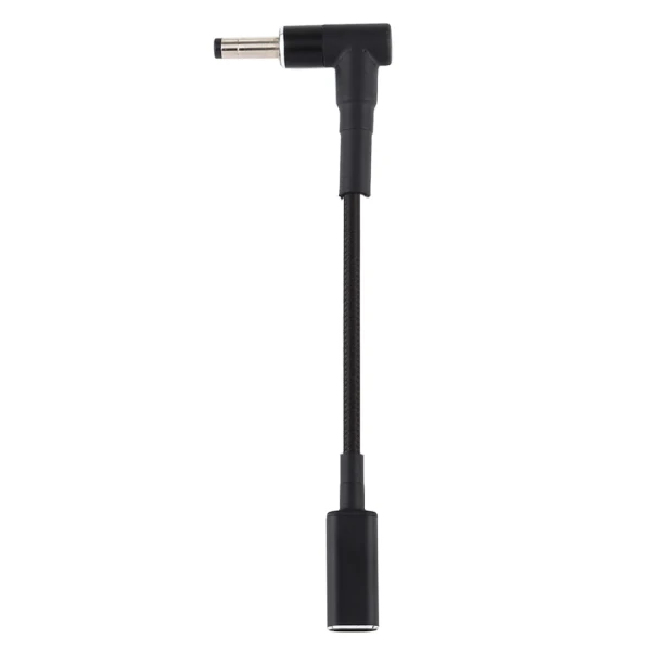 PD 100W 18.5-20V 4.0 x 1.7mm Elbow to USB-C/Type-C Adapter Nylon Braid Cable Connector Cable