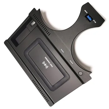 

Car 10W QI Wireless Charger Charging Plate Wireless Mobile Charger Accessories for BMW X3 X4 G01 G02 2018-2020