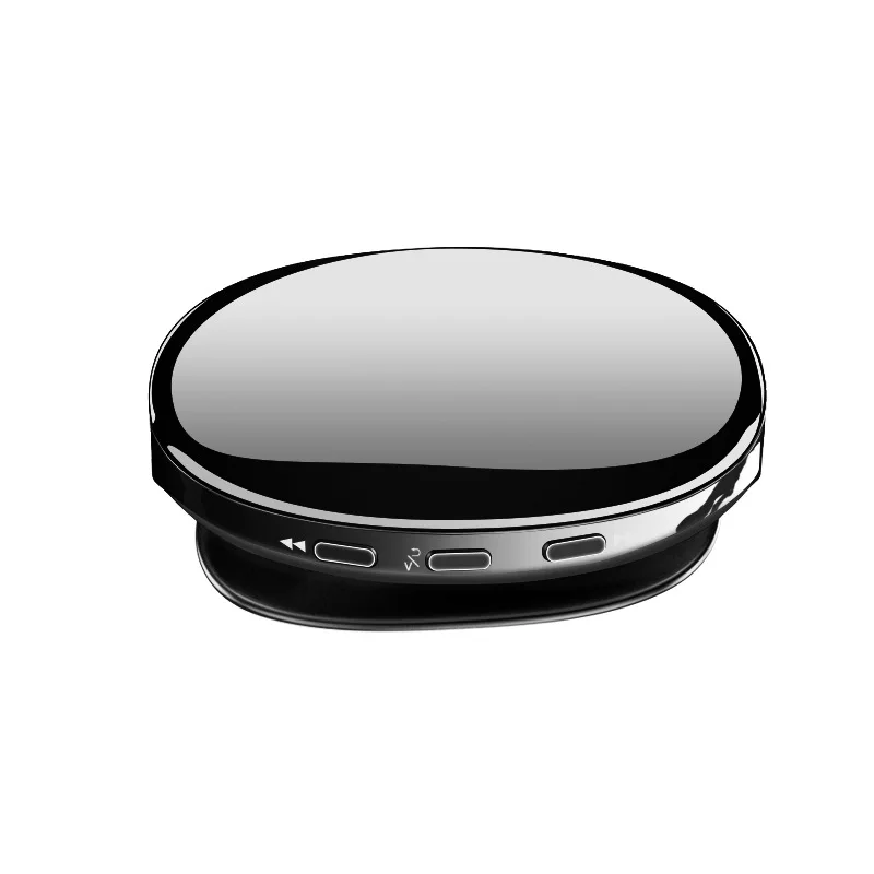 Bluetooth 4,2 MP3 плеер Bluetooth с fm-радио длительным временем ожидания без потерь шумоподавление воспроизведение музыки с 8G FM и запись - Цвет: black