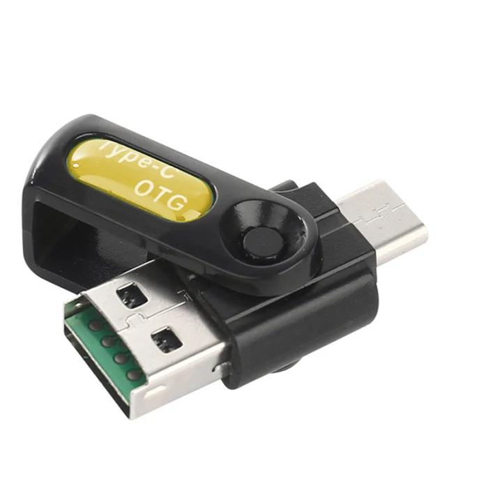 Тип-c мини USB 2,0 кард-ридер телефон аудио SD кард-ридер портативный автомобильный OTG кард-ридер новое поступление