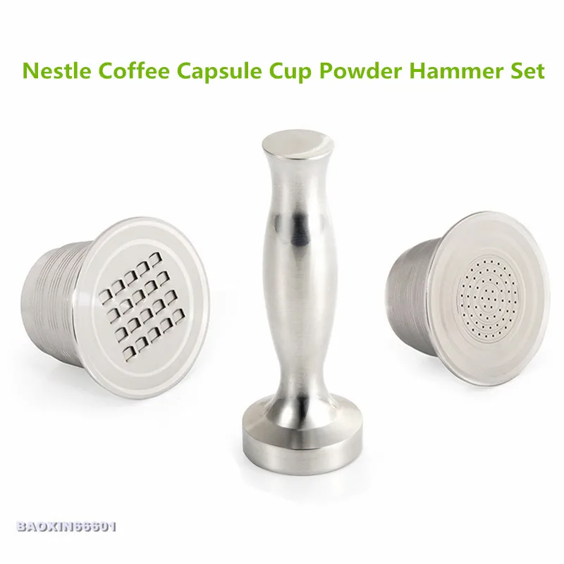 

Italian coffee machine stainless steel powder hammer solid powder coffee powder powder capsule compaction appliance set