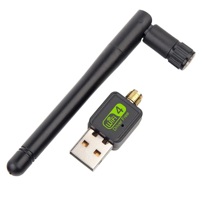 Беспроводной USB Wifi адаптер 150 Мбит/с 2dBi антенна приемник USB Wi-Fi сетевая карта Wifi ключ 802.11b/n/g свободный привод с USB Ethernet