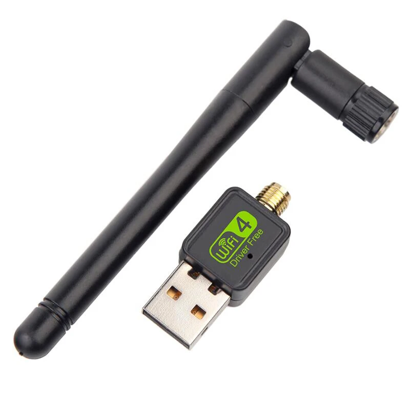 Беспроводной USB Wifi адаптер 150 Мбит/с 2dBi антенна USB Wifi приемник сетевая карта Wifi ключ 802.11b/n/g Бесплатный драйвер USB Ethernet
