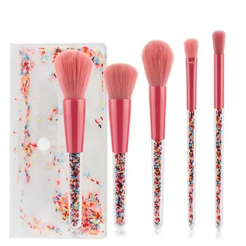 

Pink Makeup Brushes Set For Foundation Powder Blush Eyeshadow Concealer Lip Eye Make Up Brush Cosmetics Beauty Tool Bursh Bag cl