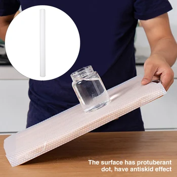 

Waterproof Multifunction Shelf Liners For Kitchen Cabinet Drawer Non Slip Refrigerator Mat Non- Oilproof Translucent EVA