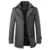 FOJAGANTO Winter New Men Solid Wool Blend Coats Fashion Brand Men Длинное шерстяное пальто Двойной Воротник Толстое Полушерстяное Пальто Мужской
