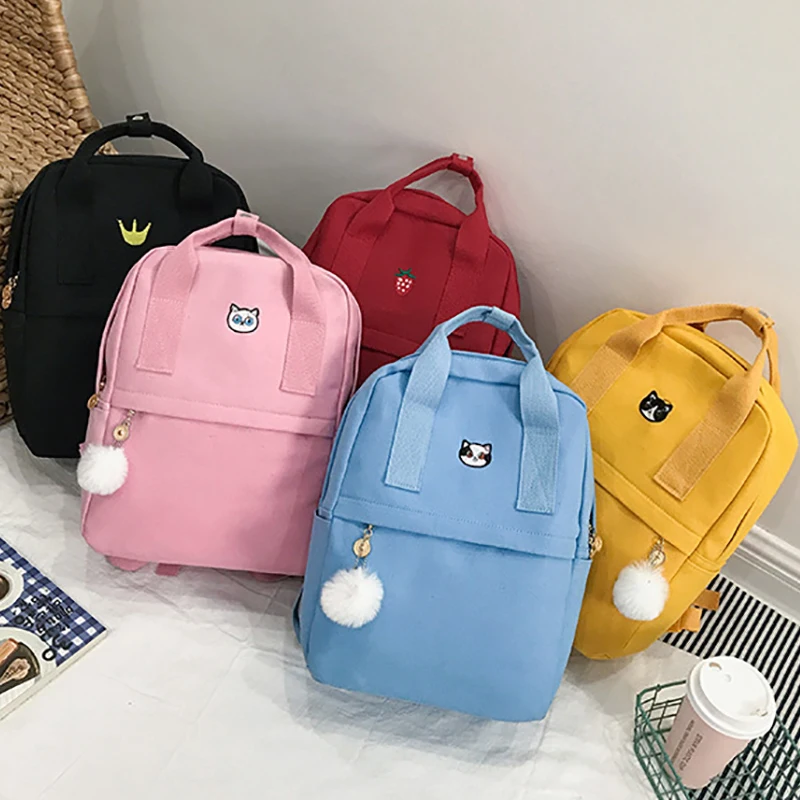 fabric backpack women's