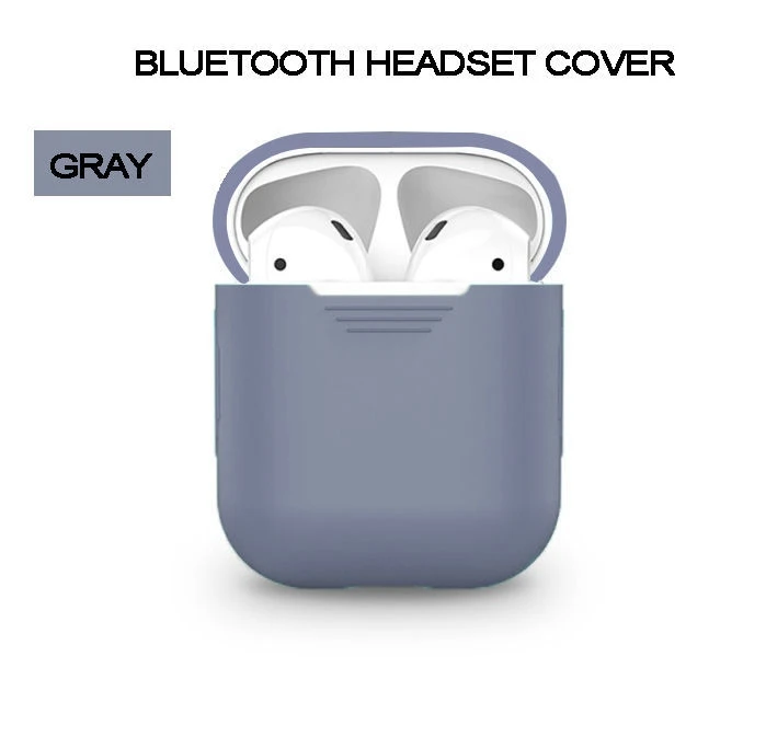 Чехол для наушников для Apple AirPods 2 Силиконовый чехол Беспроводная Bluetooth сумка для наушников Защитная Для Air Pods AirPod Тонкий чехол s