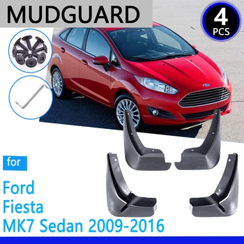 

Mudguards fit for Ford Fiesta 7 MK7 Hatchback 2009~2016 2010 2011 2012 2013 Accessories Mudflap Fender Auto Replacement Parts