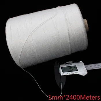 

1mm*2400 Meters Cotton Rope 3 Strands Cord For DIY Handmade Garment Tag Accessory Craft Decorate