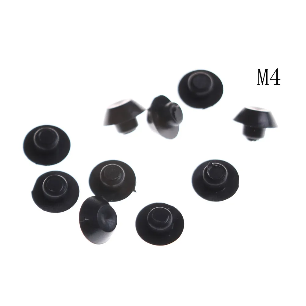 10 шт. M5-24 практичный черный шестигранный крепеж винты крышки s шестигранный болт гайка круглая головка крышка протектор