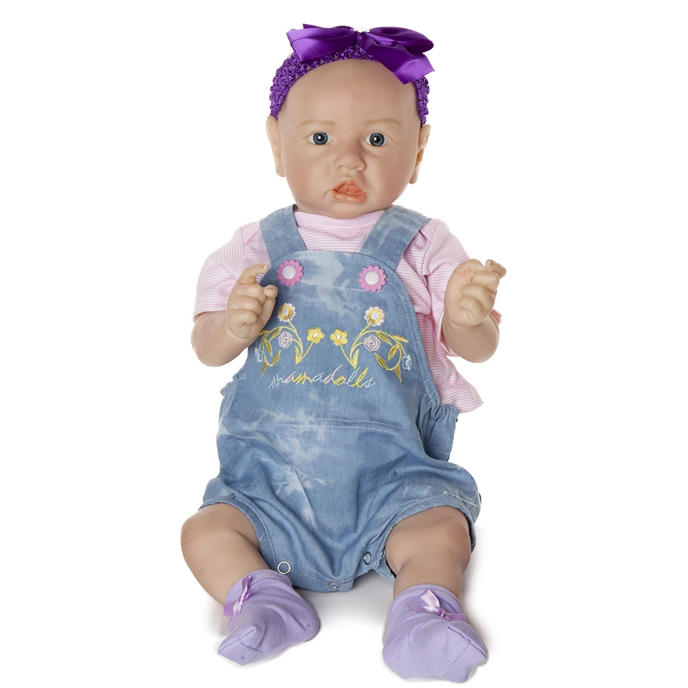 20 Inch Doll Reborn Doll Kids Birthday Christmas Gift Soft Bebe Full Body Silicone Baby Vinyl Body Toys for Girls Lifestyle
