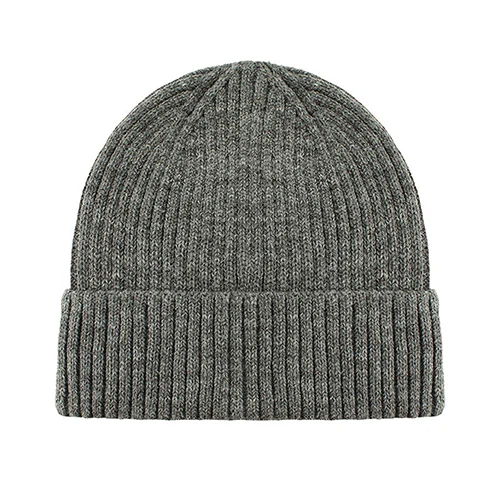 Женская шапка, модные однотонные зимние шапки для девочек и мальчиков, Beenie, вязаные шапки - Цвет: gray