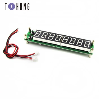 

0.1-60MHz 20MHz~ 2.4GHz RF Singal Frequency Counter Tester Green 8 LED Meter Measurement Module FOR Ham Radio diy electronics
