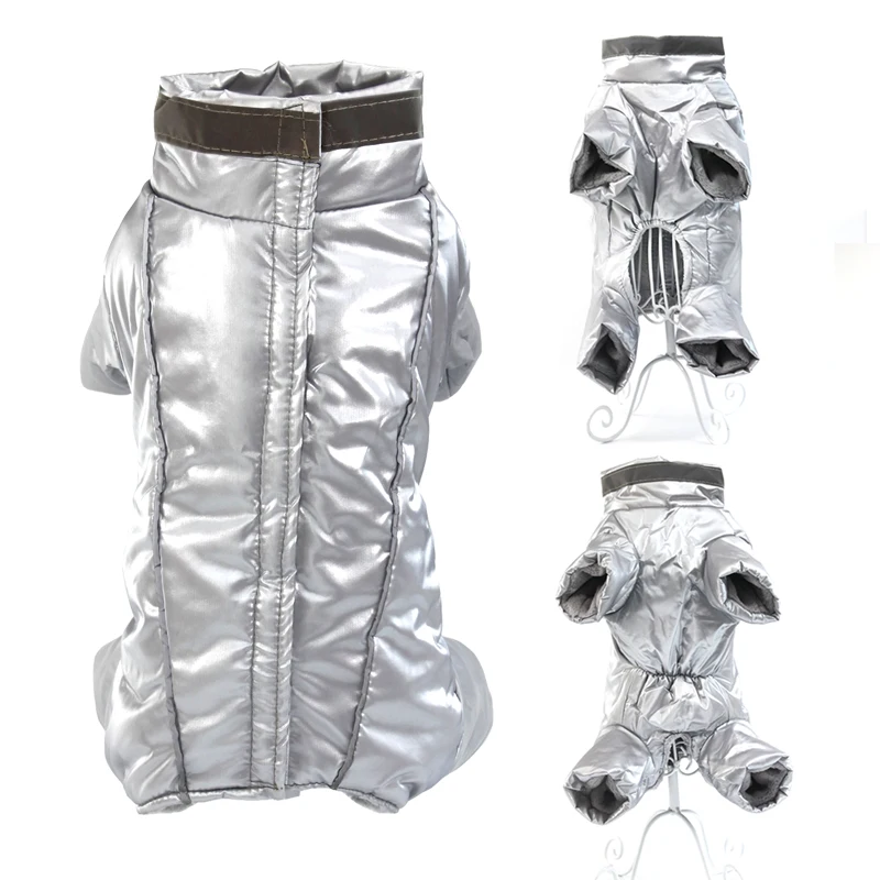 

Winter Pet Clothes For Dogs Reflective Waterproof Dog Coat Jacket Warm Fleece Puppy Jumpsuits Chihuahua French Bulldog Clothing
