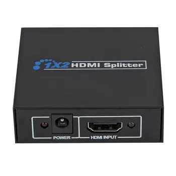 

Full HD HDMI Splitter 1X2 Repeater Amplifier 3D 1080p Switch Box 1 in 2 out Strong Stability For HDTV DVD TV Box