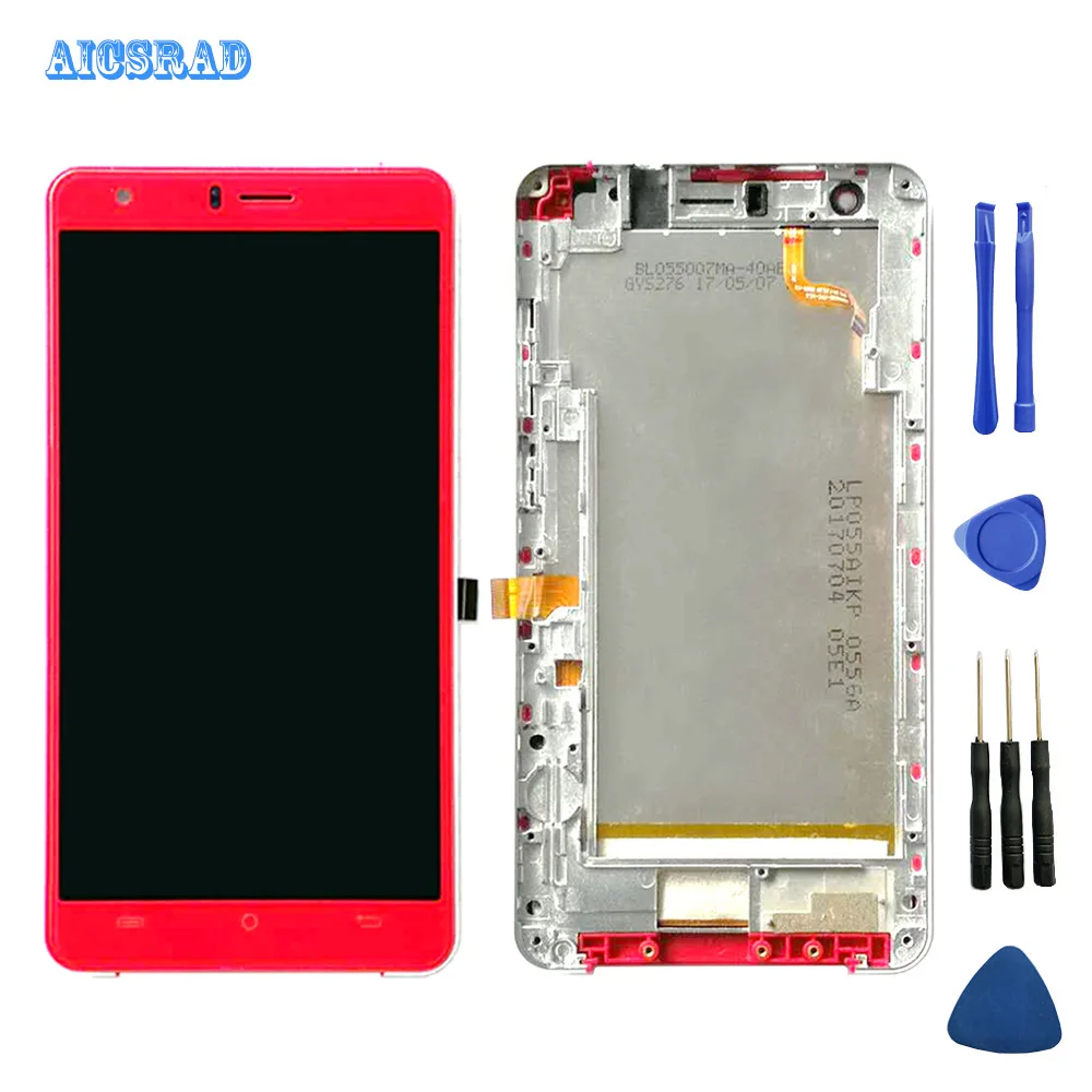 ЖК дисплей с рамкой для Φ BQ 5503 BQS5503 BQ5503 красивый 2 экран + цифровой преобразователь