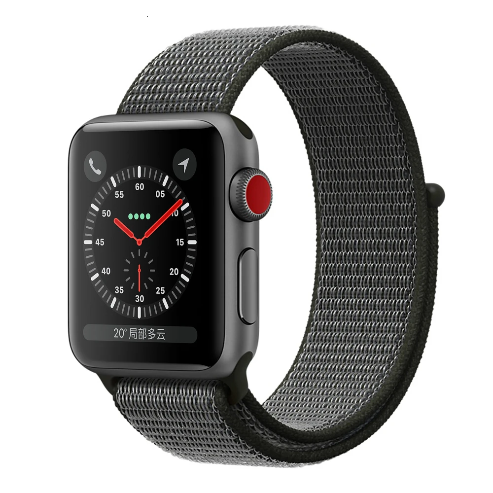 Нейлоновый ремешок для Apple Watch series 5 44 мм iwatch 42 мм ремешок 38 мм 40 мм iwatch sreies 4 3 2 pulseira браслет ремешок для часов - Цвет ремешка: Dark Olive