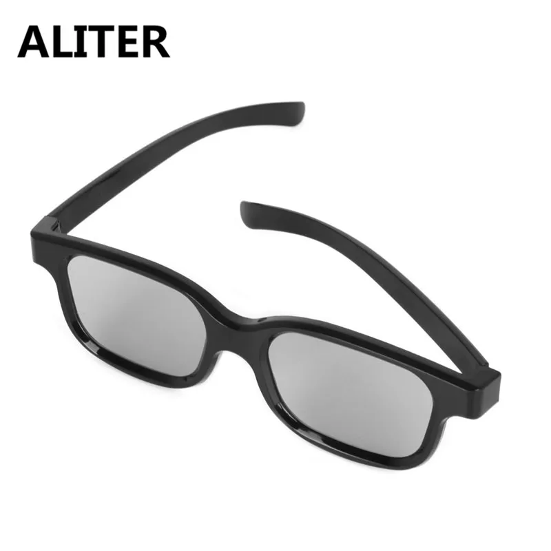 ALITER высокое качество поляризованные Пассивные 3D очки черный H3 для ТВ реального D 3D кинотеатров